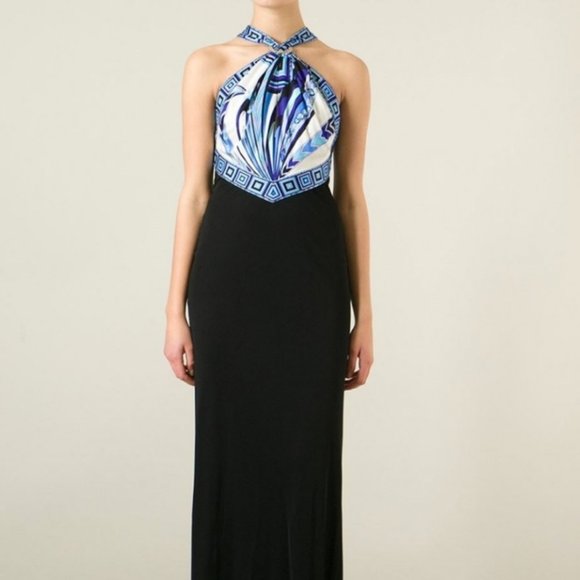 Emilio Pucci Farfalla Halter  Gown - Picture 5 of 16